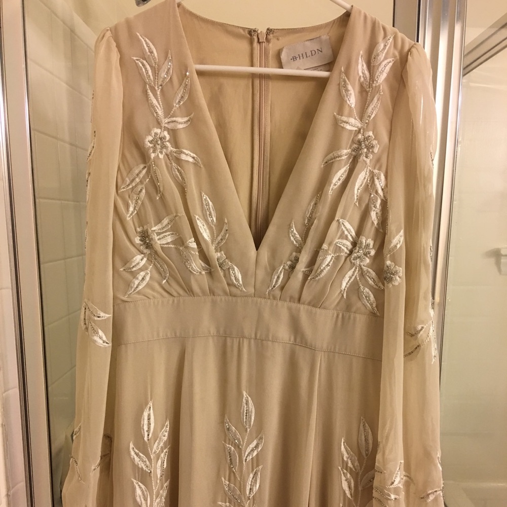 BHLDN Belize dress size 14- oyster